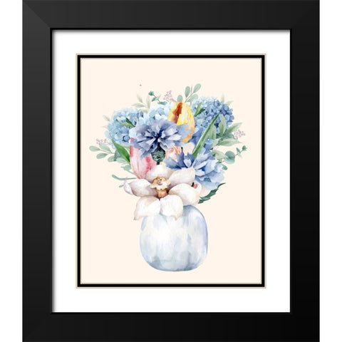 Night Of Romance 1 Black Modern Wood Framed Art Print with Double Matting by Keith, Jesse