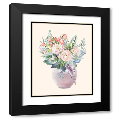 Night Of Romance 2 Black Modern Wood Framed Art Print with Double Matting by Keith, Jesse