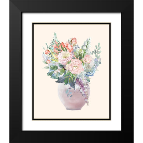 Night Of Romance 2 Black Modern Wood Framed Art Print with Double Matting by Keith, Jesse