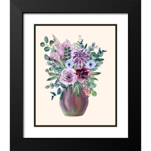 Night Of Romance 4 Black Modern Wood Framed Art Print with Double Matting by Keith, Jesse