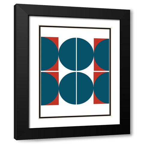 Split Sailor Black Modern Wood Framed Art Print with Double Matting by Keith, Jesse