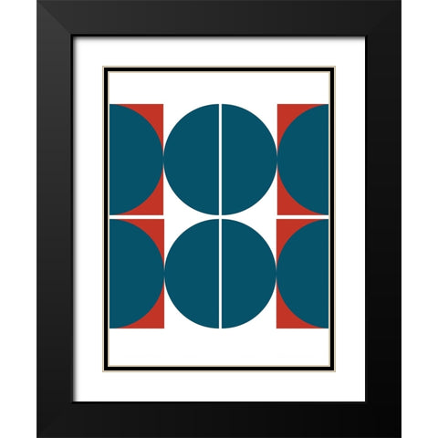 Split Sailor Black Modern Wood Framed Art Print with Double Matting by Keith, Jesse
