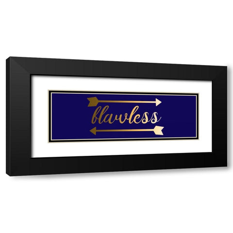 Flawless Black Modern Wood Framed Art Print with Double Matting by Matic,Jelena
