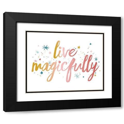 LiveMagicfully Black Modern Wood Framed Art Print with Double Matting by McCully, Jennifer