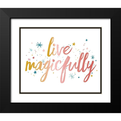 LiveMagicfully Black Modern Wood Framed Art Print with Double Matting by McCully, Jennifer