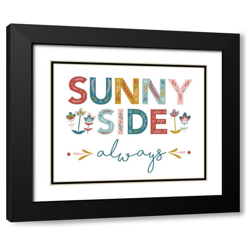 SunnySideAlways_8x10_JenniferMcCully Black Modern Wood Framed Art Print with Double Matting by McCully, Jennifer