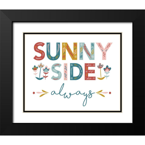 SunnySideAlways_8x10_JenniferMcCully Black Modern Wood Framed Art Print with Double Matting by McCully, Jennifer