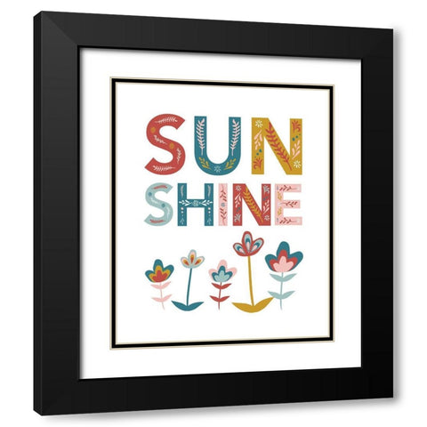 Sunshine_8x10_JenniferMcCully Black Modern Wood Framed Art Print with Double Matting by McCully, Jennifer
