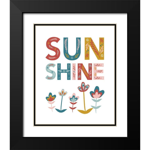 Sunshine_8x10_JenniferMcCully Black Modern Wood Framed Art Print with Double Matting by McCully, Jennifer