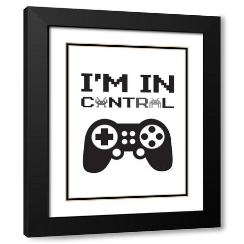 Im In Control 2 Black Modern Wood Framed Art Print with Double Matting by McCully, Jennifer