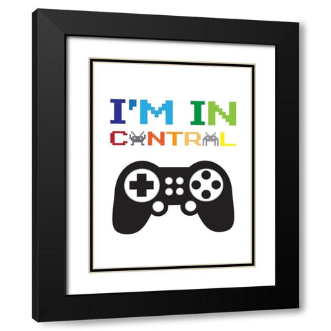 Im In Control 1 Black Modern Wood Framed Art Print with Double Matting by McCully, Jennifer