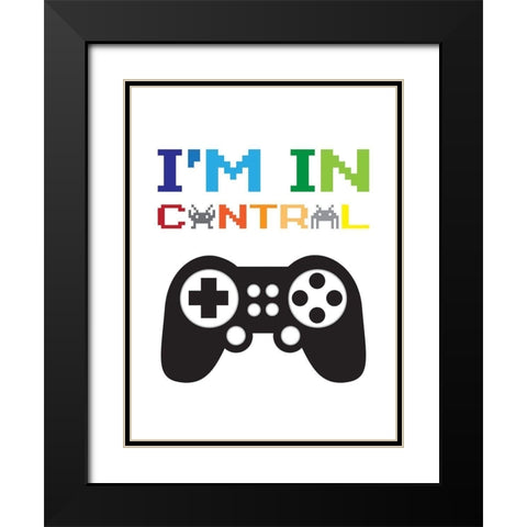 Im In Control 1 Black Modern Wood Framed Art Print with Double Matting by McCully, Jennifer
