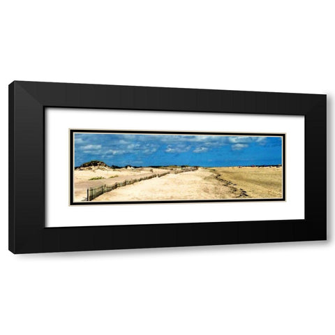 Endless Shoreline Black Modern Wood Framed Art Print with Double Matting by Pica, Jeff