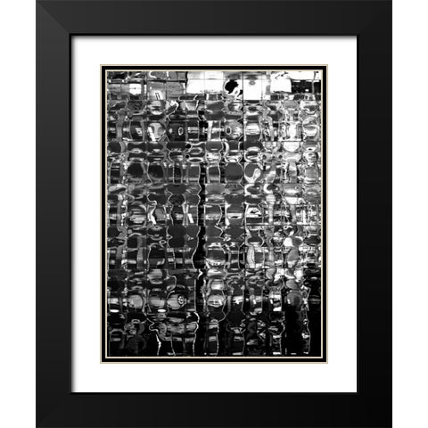 Reflectional Industry E Black Modern Wood Framed Art Print with Double Matting by Pica, Jeff