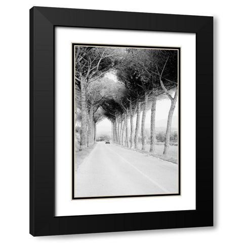 Italy 33 Black Modern Wood Framed Art Print with Double Matting by Grey, Jace