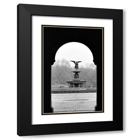 Central Park Diptych A Black Modern Wood Framed Art Print with Double Matting by Grey, Jace