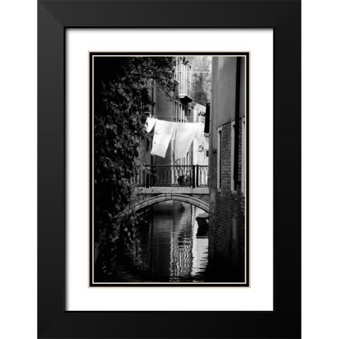 Cinque calli di Venezia 4 E Black Modern Wood Framed Art Print with Double Matting by Grey, Jace