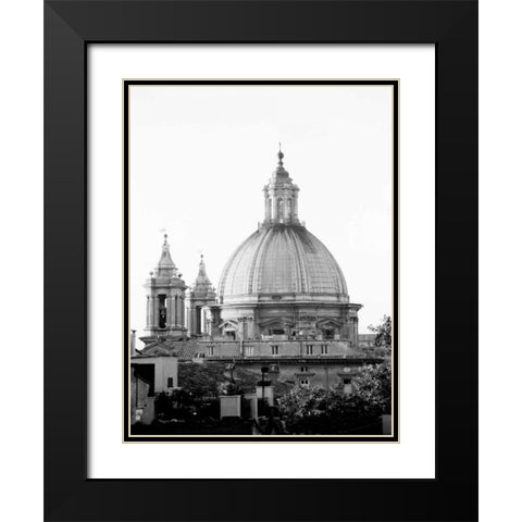 Dome In The Sky Black Modern Wood Framed Art Print with Double Matting by Pica, Jeff