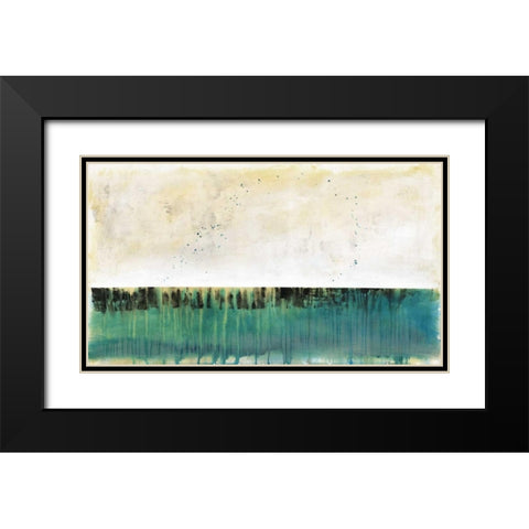 Hindsight Black Modern Wood Framed Art Print with Double Matting by Grey, Jace
