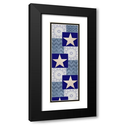Star Days Black Modern Wood Framed Art Print with Double Matting by Allen, Kimberly