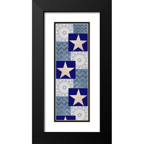 Star Days Black Modern Wood Framed Art Print with Double Matting by Allen, Kimberly