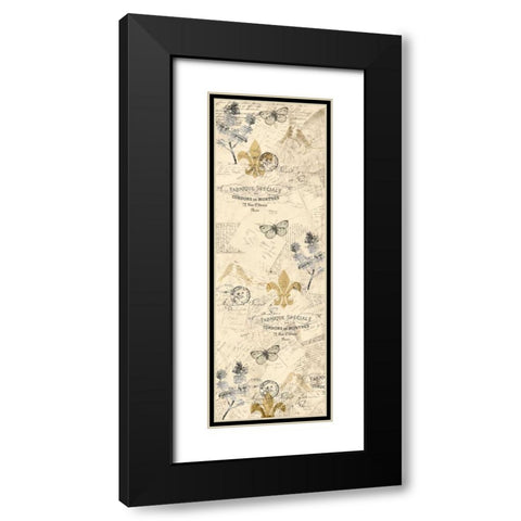 Fluers Black Modern Wood Framed Art Print with Double Matting by Allen, Kimberly