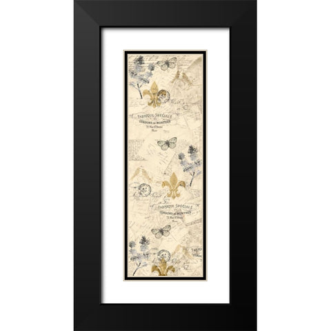 Fluers Black Modern Wood Framed Art Print with Double Matting by Allen, Kimberly