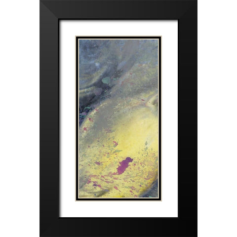 Space Yellow 2 Black Modern Wood Framed Art Print with Double Matting by Allen, Kimberly