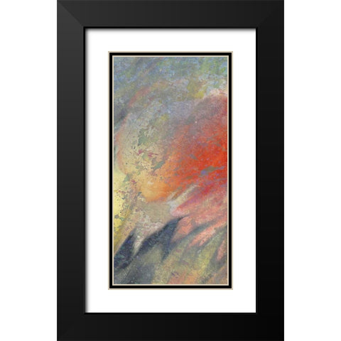 Space Yellow 3 Black Modern Wood Framed Art Print with Double Matting by Allen, Kimberly