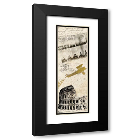European Holiday 1 Black Modern Wood Framed Art Print with Double Matting by Allen, Kimberly