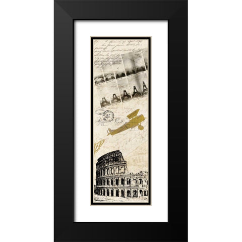 European Holiday 1 Black Modern Wood Framed Art Print with Double Matting by Allen, Kimberly