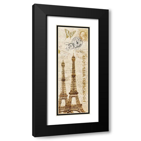 European Holiday 3 Black Modern Wood Framed Art Print with Double Matting by Allen, Kimberly