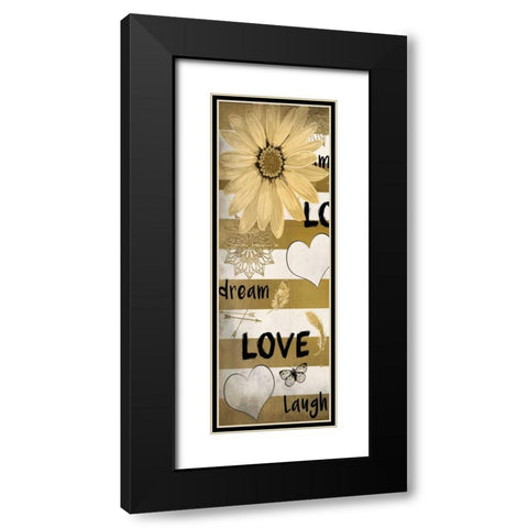 Dream Love 2 Black Modern Wood Framed Art Print with Double Matting by Allen, Kimberly