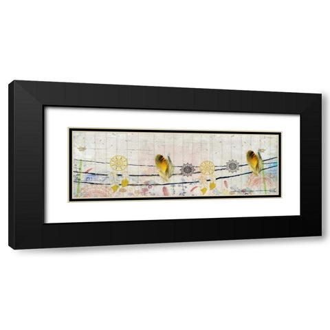 Boho Day Black Modern Wood Framed Art Print with Double Matting by Allen, Kimberly