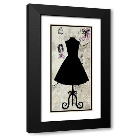 Fashion-ista 2 Black Modern Wood Framed Art Print with Double Matting by Allen, Kimberly