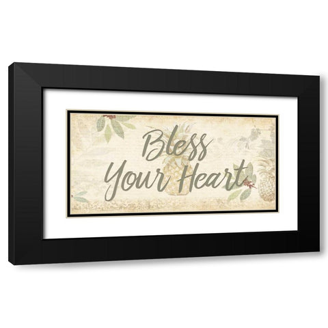 Southern Charm 1 Black Modern Wood Framed Art Print with Double Matting by Allen, Kimberly