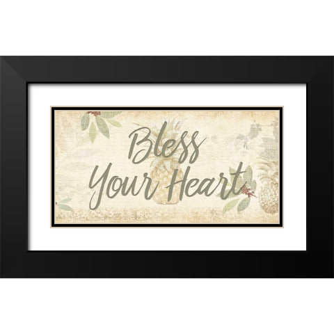 Southern Charm 1 Black Modern Wood Framed Art Print with Double Matting by Allen, Kimberly