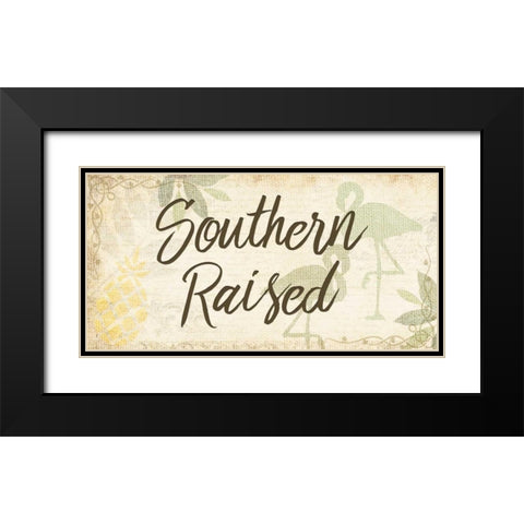 Southern Charm 6 Black Modern Wood Framed Art Print with Double Matting by Allen, Kimberly
