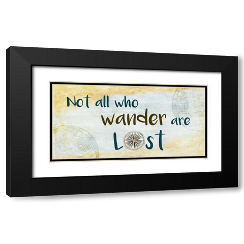 Wander 4 Black Modern Wood Framed Art Print with Double Matting by Allen, Kimberly