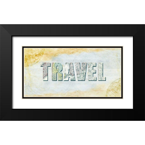 Wander 5 Black Modern Wood Framed Art Print with Double Matting by Allen, Kimberly