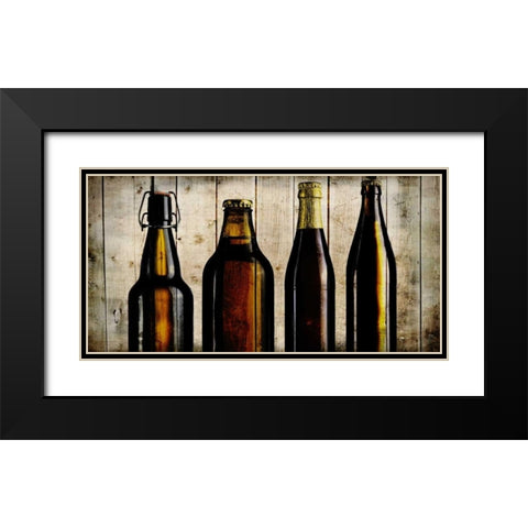 Man Cave 3 Black Modern Wood Framed Art Print with Double Matting by Allen, Kimberly
