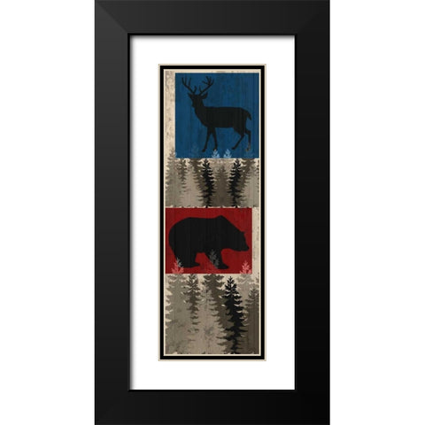 Forest Day Black Modern Wood Framed Art Print with Double Matting by Allen, Kimberly
