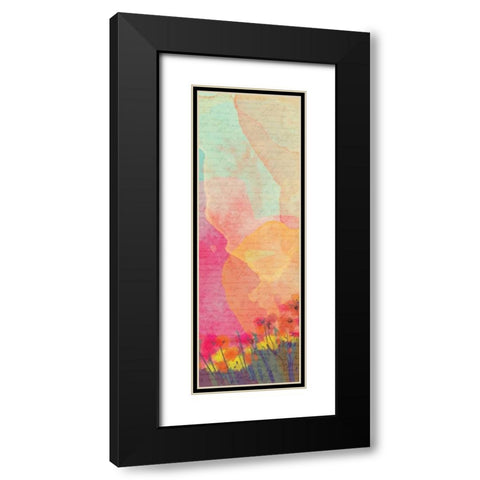 Poppies A Black Modern Wood Framed Art Print with Double Matting by Allen, Kimberly