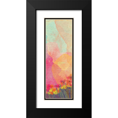 Poppies A Black Modern Wood Framed Art Print with Double Matting by Allen, Kimberly