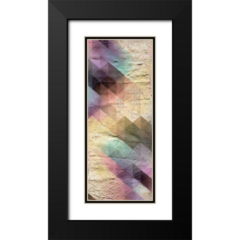 Color Code B Black Modern Wood Framed Art Print with Double Matting by Allen, Kimberly