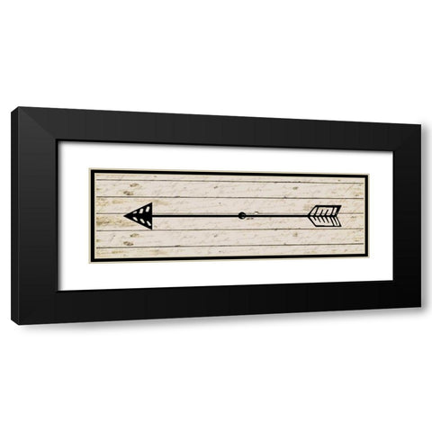 Arrow 1 Black Modern Wood Framed Art Print with Double Matting by Allen, Kimberly