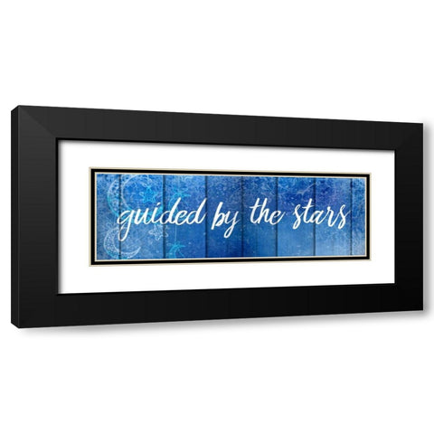 Guided by the Stars Black Modern Wood Framed Art Print with Double Matting by Allen, Kimberly