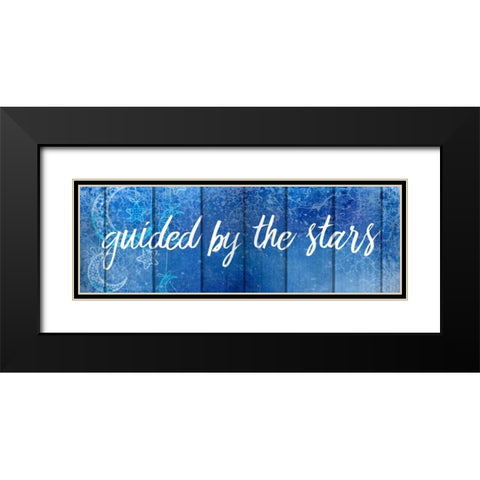 Guided by the Stars Black Modern Wood Framed Art Print with Double Matting by Allen, Kimberly