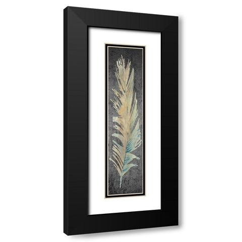 Feathered Love 3 Black Modern Wood Framed Art Print with Double Matting by Allen, Kimberly