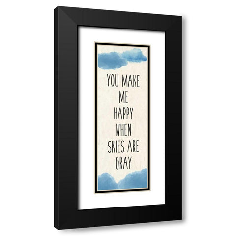 My Sunshine 2 revised A Black Modern Wood Framed Art Print with Double Matting by Allen, Kimberly